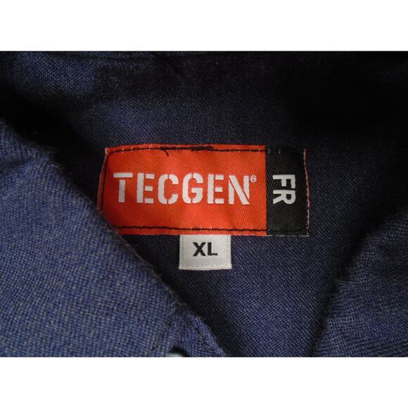 Rivian automotive official Tecgen FR Size XL Navy Work Button Shirt - Used - Picture 3 of 12